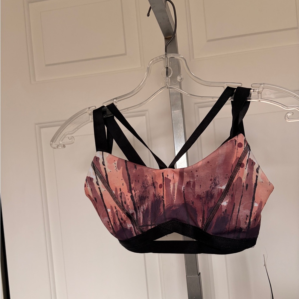 Karma Black and Brown Artistic Sports Bra